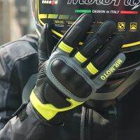 High quality Touched Screen Racing Full Finger Tactical Leather Motorcycle Gloves Kevlar material Protection Motorbike Gloves