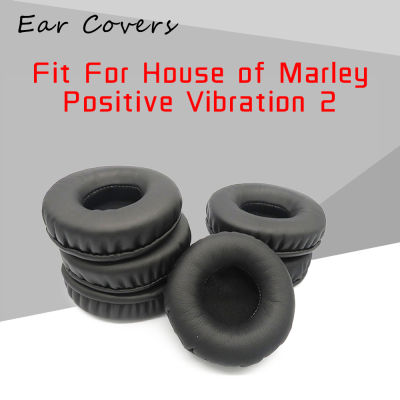 【cw】Ear Pads For House of Marley Positive Vition 2 Headphone Earpads Replacement Headset Ear Pad PU Leather Sponge Foam