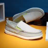 COD ✁❐۞ The Outline Shop27dgsd6gfd Canvas Casual Men Shoes Comfortable Slip on Shoes Shoes Men Loafers Spring