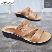 รองเท้าแตะแบบสวมผู้หญิง รองเท้าเพื่อสุขภาพ Deblu รุ่น L868 (สีกากี) ไซส์ 36-41