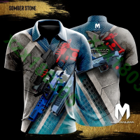 2023 (ALL IN STOCK) SOMBER STONE SHOOTER CLUB IPSC Quick Dry Full Sublimation Free Custom Logo Design Summer Polo POLO shirt 270 New polo shirt