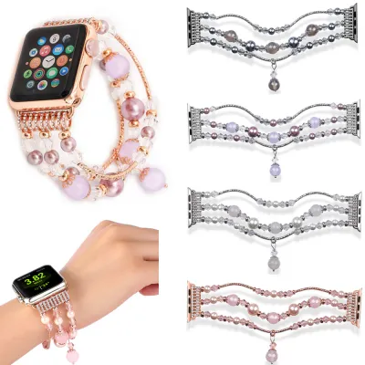 Agate celet for Band Series 12345 Womens Fashion Wrist Strap for Apple 38 40mm 42 44mm Watchbands