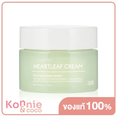 TENZERO Clear Fit Heartleaf Cream 50g ครีมลดเลือนริ้วรอย