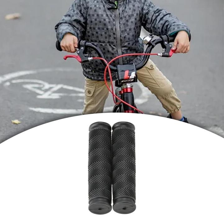 gispark-มือจับจักรยาน2ชิ้นมือจับปลอกแฮนด์จับจักรยานยางแข็งแรงทนทาน