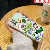 JIUMOO เคสสำหรับ Infinix Note 8 Note เคส8i พร้อมการ์ตูนมอนสเตอร์กันกระแทกขอบด้านข้างสี่เหลี่ยมของแท้นิ่มลายเคลือบหรูหราฝาครอบหลังเต็มรูปแบบเคสป้องกันกล้อง