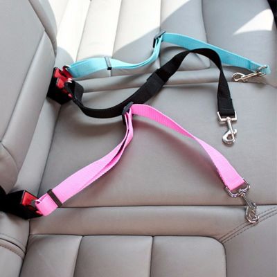 【hot】❉  Adjustable Dog Car  Harness Lead Clip Safety Lever Collars Dogs Accessoires