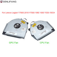 ซีพียูเย็นใหม่พัดลมสำหรับ Lenovo Y7000 Legion Y7000-1060 Y530-15ICH 1050 DFS200105BR0T 0W0J86 4สายพัดลมที่ทำความเย็น GPU สำหรับโน้ตบุ๊ค PC