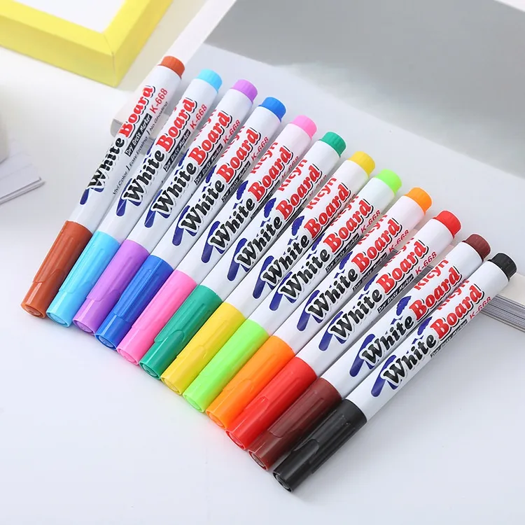 8/12 Colors Magical Water Painting Pen Set Water Floating Doodle Kids  Drawing Early Art Education Pens Magic Whiteboard Markers