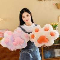 Cute Cat Claw Plush Toy Pillow Cushion Birthday Gift Doll Cartoon Sleeping Doll Backrest