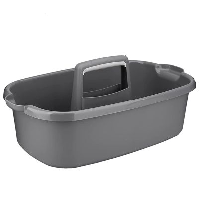 Plastic Storage Basket Portable Shower Caddy Tote Organizer Basket with Handle for Bathroom, Bedroom, Kitchen