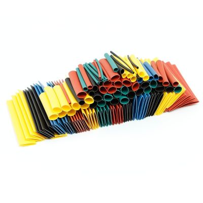 328Pcs Colorful Polyolefin 2:1 Shrinking Wrap Heat Shrink Tubing Insulated Heat Shrinkable Wire Cable Sleeve Tubes Kit Electrical Circuitry Parts