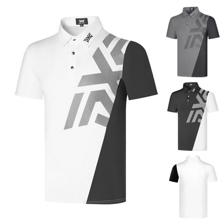 PXG Summer New Golf Clothing Short Sleeve Men T T-shirt Sports POLO ...