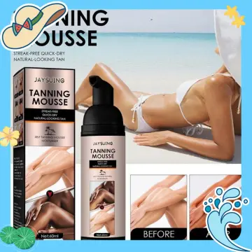 Jaysuing Self Tanning Mousse Natural Looking Self Tanning Mousse For A –  EELHOE