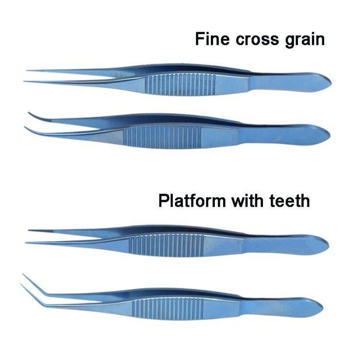 Ophthalmic Tissue Forceps Tweezers Titanium Alloy Conjunctiva Forceps