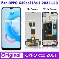 6.5 "ดั้งเดิมสำหรับ Realme OPPO C11จอแสดงผล LCD แบบสัมผัสหน้าจอ RMX3231 2021สำหรับ C20 Realme C21 RMX3201เปลี่ยน RMX3063หน้าจอ LCD