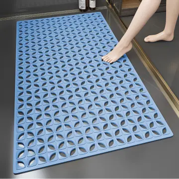 Non-slip Bath Mat Waterproof Rug Bathroom Carpet Anti Slip Suction