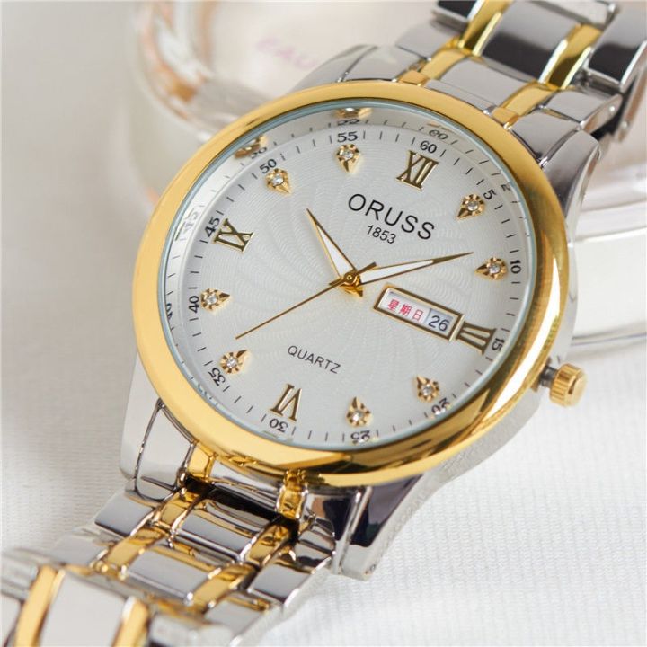 oruss-นาฬิกาสวิสออโต้ผู้หญิง-นาฬิกาแฟชั่นกันน้ำเรืองแสงสำหรับผู้หญิงนาฬิกาควอตซ์รุ่น-jam-perempuan