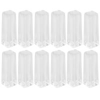 【LZ】❂  Substituição De Plástico Transparente Rod Grip Alças De Cortina Reparação De Ponta De Varinha Persianas Acessórios