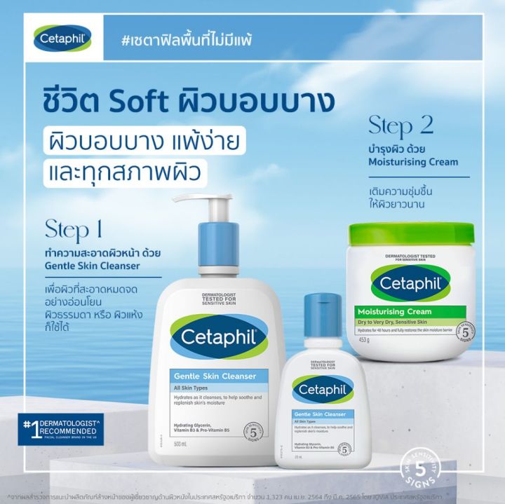 บำรุงผิวหน้าและผิวกายเติมความชุ่มชื่นให้ผิว-cetaphil-moisturizing-cream-for-dry-sensitive-skin-453g