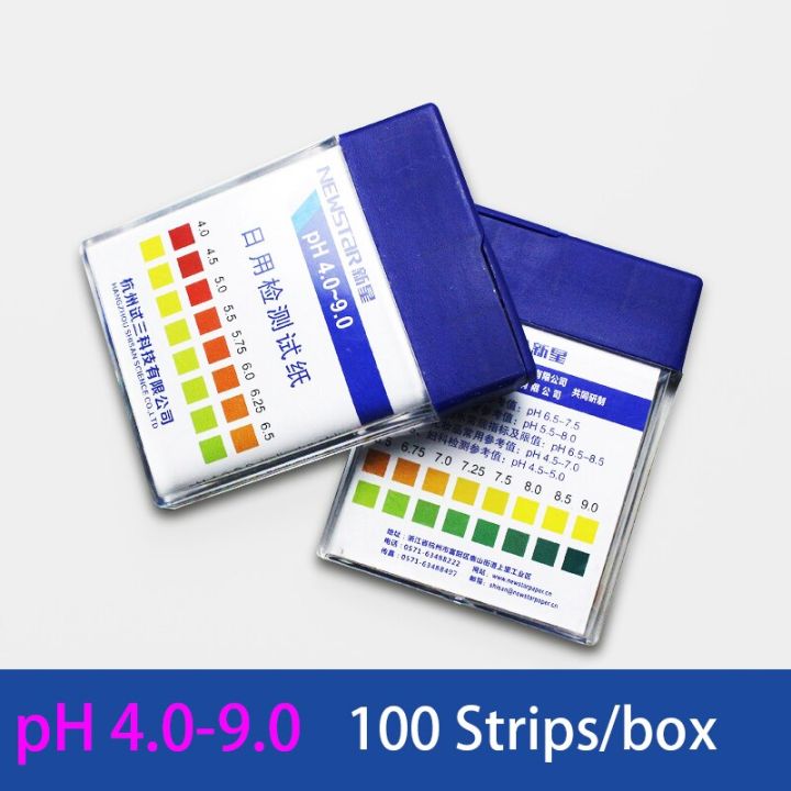 100 Strips/box 4.0-9.0 Laboratory pH Test Paper Universal pH Test Strips Human pH Soil Amniotic Fluid Urine Fish Tank Inspection Tools