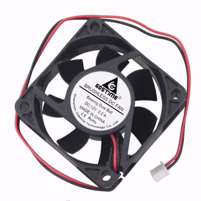 Gdstime 100 Pcs 12V 6025 6cm Ball Bearing DC Brushless Cooling Fan 60x60mm Cpmputer PC Case CPU Cooler 60mm x 25mm 2Pin Cooling Fans