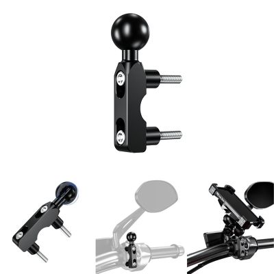 Aluminum Alloy 1 Inch Ball For Motorcycle Brake/Clutch Mount Base With 17Mm 25Mm Ball Head Adapter For Gopro Insta360 X3 Stand