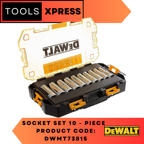 DEWALT DWMT73815 10-Piece 1/2" Drive Deep Socket Set (Metric - View #3