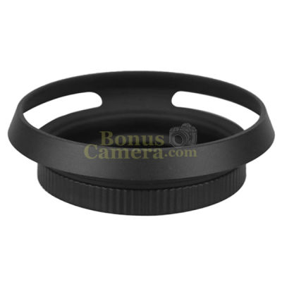 Z-O14-42II ฮู้ดสีดำและฝาปิดเลนส์อัตโนมัติ Panasonic Lumix G Vario 12-32mm f/3.5-5.6 ASPH. Lens Hood+Auto Lens Cap
