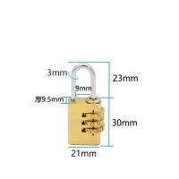 Brass 4 Bit Cipher Lock Warehouse Courtyard Door Fitness Wardrobe Anti-Theft Window Chamber For Escape Special Cabinet Padlock