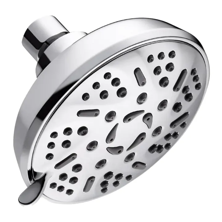 High Pressure Fixed Shower Head, AntiLeak 9 Settings Rainfall