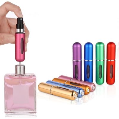 Portable Colorful Roller Essential Oil Perfume Bottles Travel Refillable Rollerball Vial