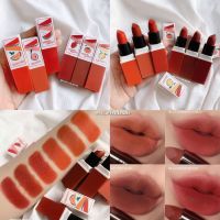 ? ลิปหมุน ลิปสติก​ ลิปผลไม้ Kiss Beauty ยกเซต 6 สี 6 แท่ง เนื้อแมท เนื้อกำ​มะ​หยี่​ สีสวย เนื้อติดทน กันน้ำ [ Best Price!! ]