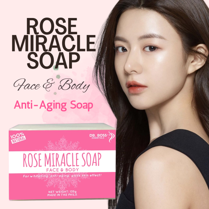 Miracle Rose Soap Help to Firm, Heal and Repair PREVENTS Wrinkles
