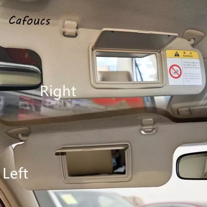 1-pcs-บังแดดหน้าด้านซ้าย-ด้านขวา-rh-toyota-altis-2003-2007-สีเบจ-มีกระจกส่องหน้า-แท้-ใส่กับโตโยต้าอัลตีส-ปี-2003-2012-car-driver-sun-visor-left-right-for-toyota-corolla-altis-ปี-2003-2012