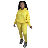 Women Girl Running Sports Tracksuit Sportswear Suit Sweatshirt Sweatpants Gym Fitness Training Hoodie Pants Set Jogging Clothing