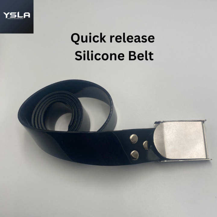SCUBA DIVING WEIGHT Belt Silicone Quick-Release For Freediving