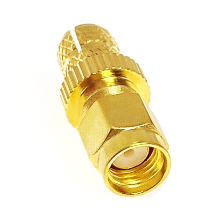 1pc-new-sma-male-plug-rf-coaxial-connector-crimp-for-lmr300-cable-straight-goldplated-wholesale-adapter-wire-terminal-electrical-connectors