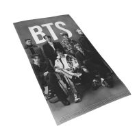 BTS ผ้าขนหนูเช็ดหน้าตอนอาบน้ำไฟเบอร์ดีเยี่ยม70*40ซม. (27.5 * 15.7in) ดูดซับได้ดีบ้านที่หนาเป็นพิเศษผ้าเช็ดมือ