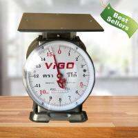 Premium Scales 15KG Round ตาชั่ง VIGO แสตนเลสแท้ 15 กิโล จานแบน