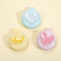 1Pcs Hair Comb Folding Massage Hair Brush Round Mini Airbag Comb With Mirror Travel Hairbrush Makeup Comb