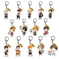 Cartoon Volleyball Boy Key Chain Ring Anime Haikyuu!! Keyring Cute Keychain Sleutelhanger New Keychain Accessories Pendant Gift Key Chains