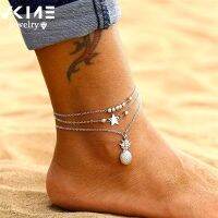 【cw】 Layer Chain Anklets for Fashion Adjustable pineapple Pendant Bead on Leg Anklet Beach Ankle Jewelr 【hot】