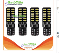 Eco ไฟหรี่ LED T10 24 ชิพ 3014 (สีขาว) 4 หลอด