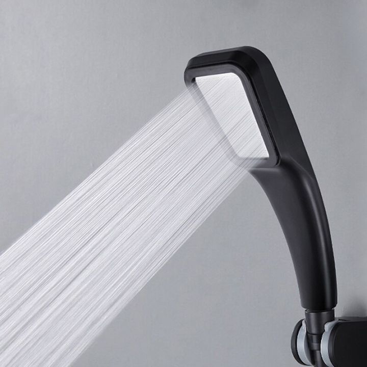 300-holes-high-pressure-rainfall-shower-head-water-saving-3-color-chrome-black-white-sprayer-nozzle-bathroom-accessories-showerheads