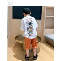 Kids Short Baby Boys Pants Korean Casual Cargo Overalls Style Bottoms