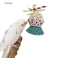 SHENY ลูกบอลหั่นนกหลากสี,สำหรับ1ชิ้นลูกนกของเล่นนกนิ่มน้ำหนักเบา Burung Lovebird นกอุปกรณ์กรงนกนกแก้วลูกนกแก้วเคี้ยว