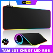 Miếng Lót Chuột LED RGB Bàn Di Chuột Chơi Game Cỡ Lớn 80x30cm Siêu Bền