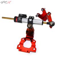 ۞✱ Motorcycle for Kawasaki Z650 Z 650 2017-2019 Stabilizer Steering Damper Mount Bracket Support Kit Complete Damper Mounting Kit