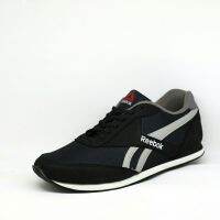 CODwuyan8340 HITAM Size 38-48 Mens Casual Shoes Sport Waffle Trainer Black Gray Casual Casual School College