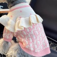 卐 Luxury style Puppy Clothes Designer Dog Clothes Small Dog Cat Luxury Sweater Schnauzer Yorkie ，Winter Clothes for Dogs